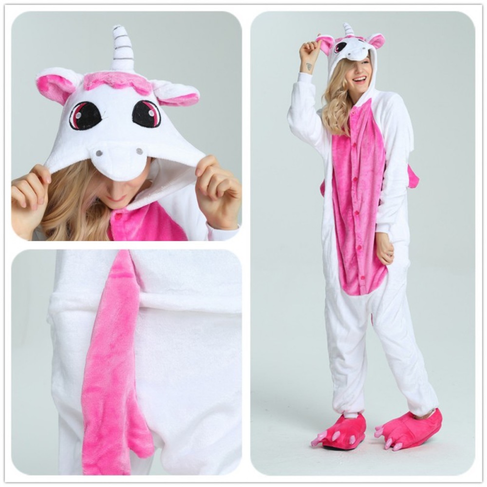 🦄 Rose & White Unicorn Onesie